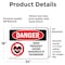 Signmission Radiation & Laser Sign, 18 in H x 24 in W, Vinyl Decal, Rectangle OS-2PACK-DS-D-1824-L-1687 - alternate 3
